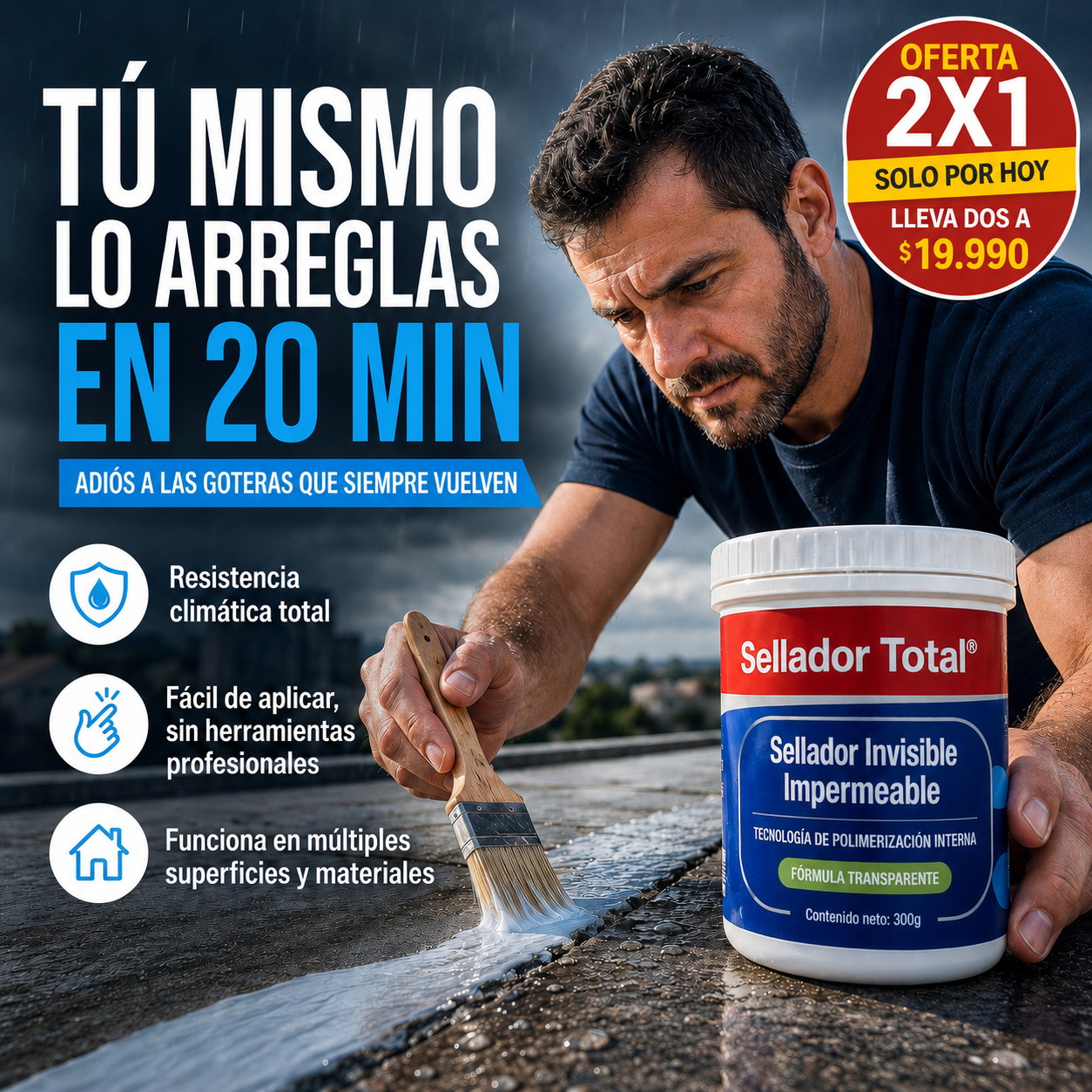 Sellador Impermeable - Sellador TOTAL® - OFERTA 2X1!