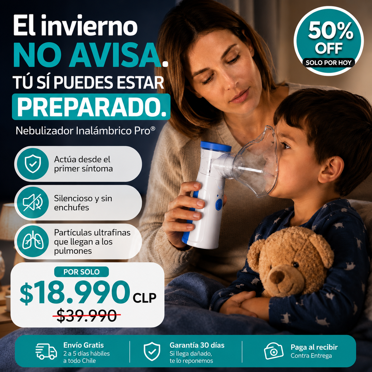 Nebulizador Inalámbrico